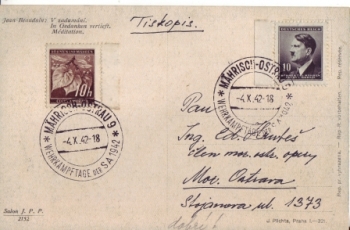 Jean Beauduin 1942 95 001 B + M ● - In Gedanken verfieft